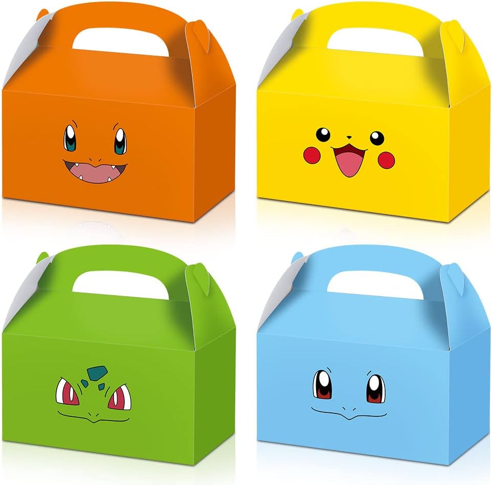 Pokemon Treat Favor Boxes 8ct – Party Mania USA